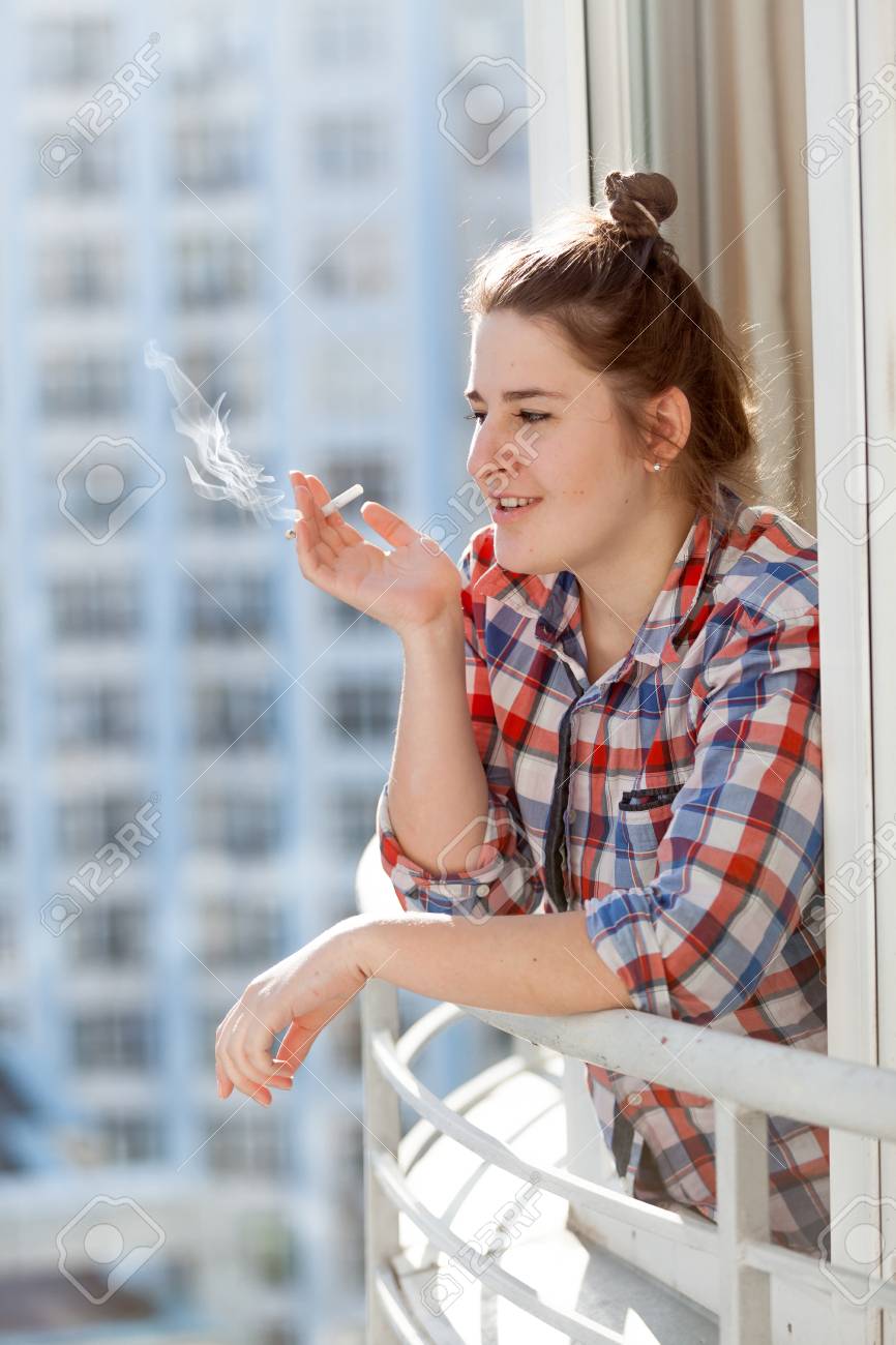 Hipster Girl Smoking Hipster Girl Smoking