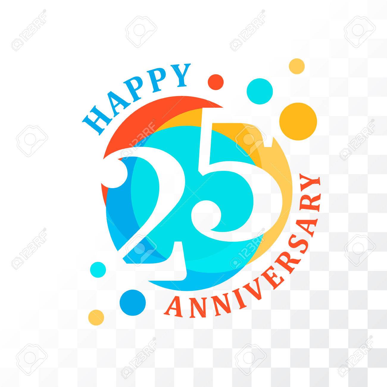 Embleme Du 25eme Anniversaire Clip Art Libres De Droits Vecteurs Et Illustration Image