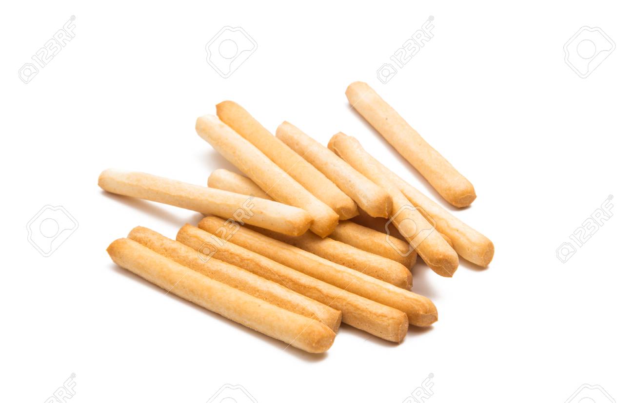 Biscuit Sticks Isolated On White 