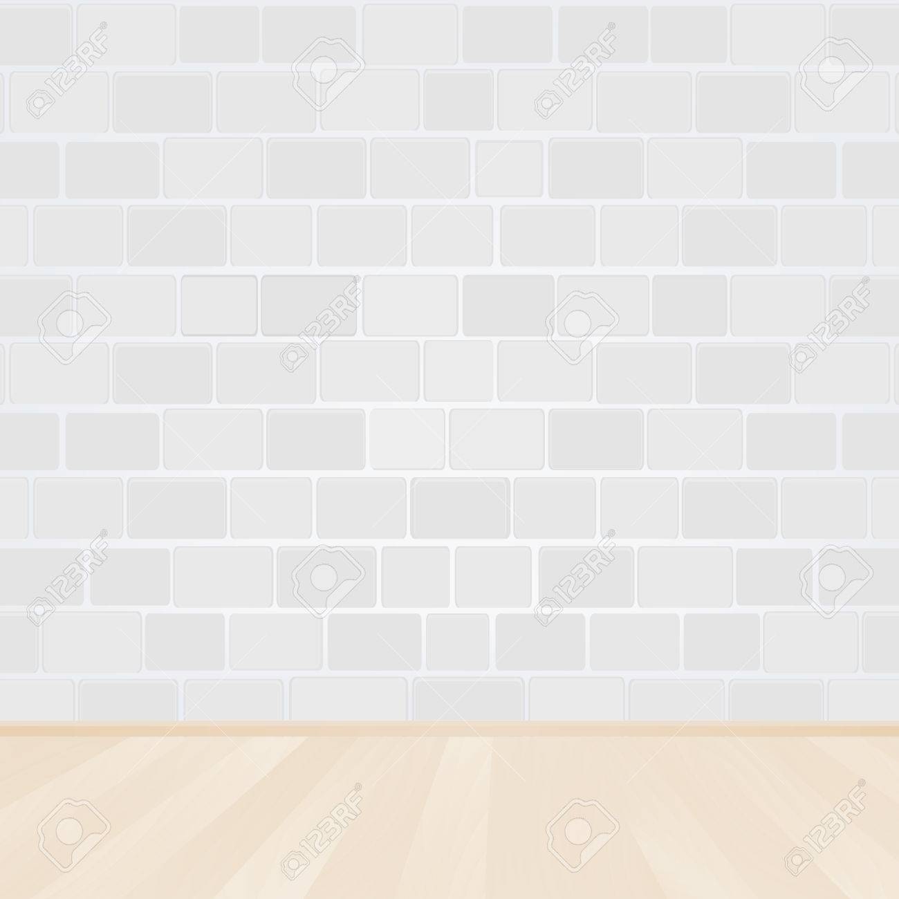 石の壁 木の床 ベクトル イラスト のイラスト素材 ベクタ Image