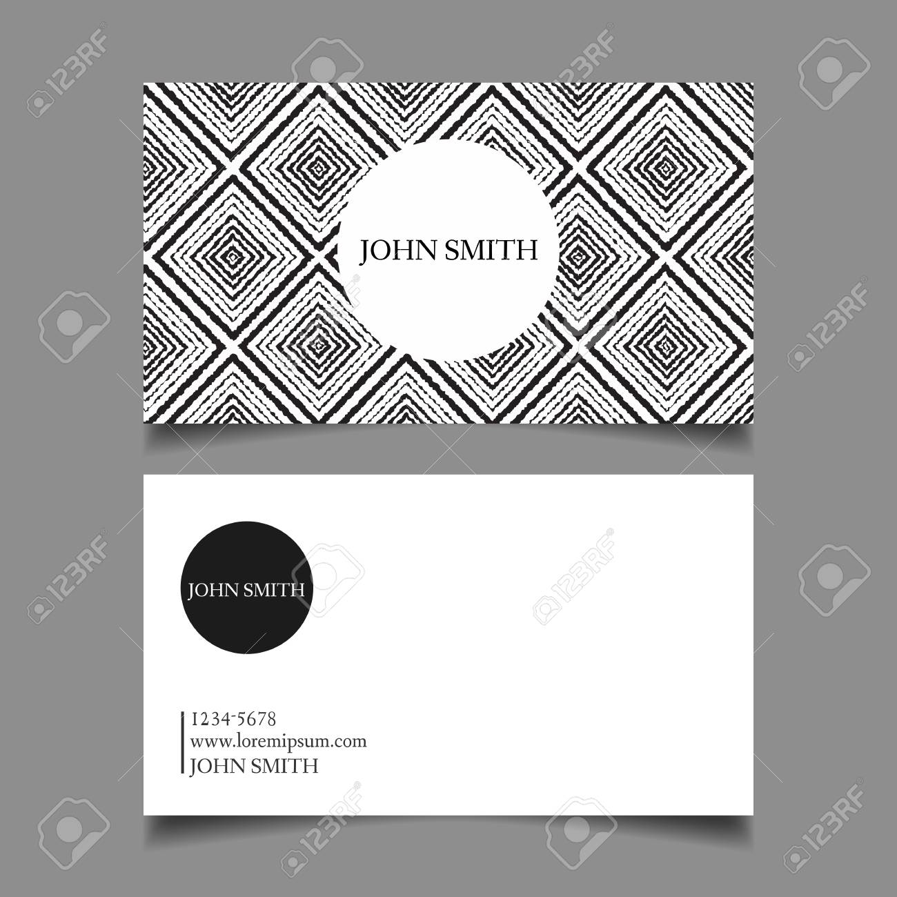 business card map