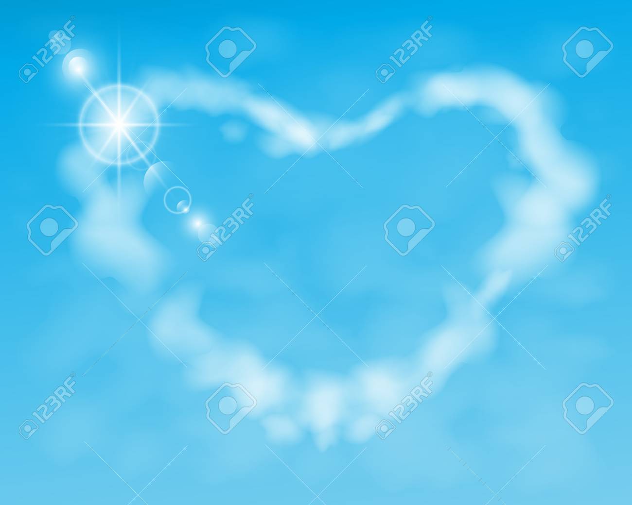 雲の中心部 イラスト 青空 印刷 Web サイト スマート フォン