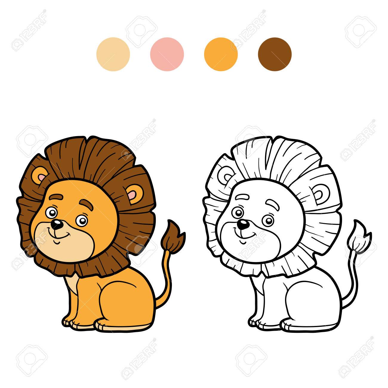 Tiger Malbuch für Kinder Panda und viele andere #665 Colouring Book Löwe Tiger Malbuch für Kinder Panda und viele andere #665 Colouring Book Löwe