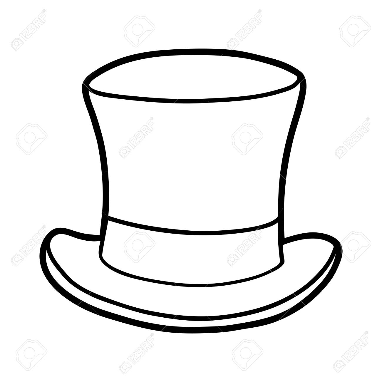 sombrero para colorear