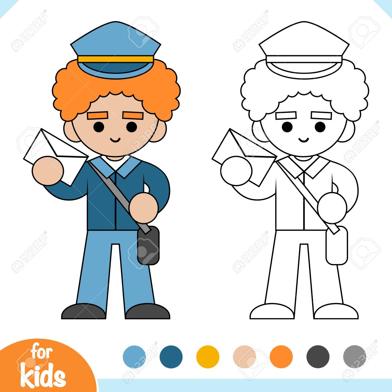 Coloring Book For Children, Postman Holding An Envelope Royalty Free SVG, Cliparts, Vectors, And Stock Illustration. Image 150059290. Coloring Book For Children, Postman Holding An Envelope Royalty Free SVG, Cliparts, Vectors, And Stock Illustration. Image 150059290.