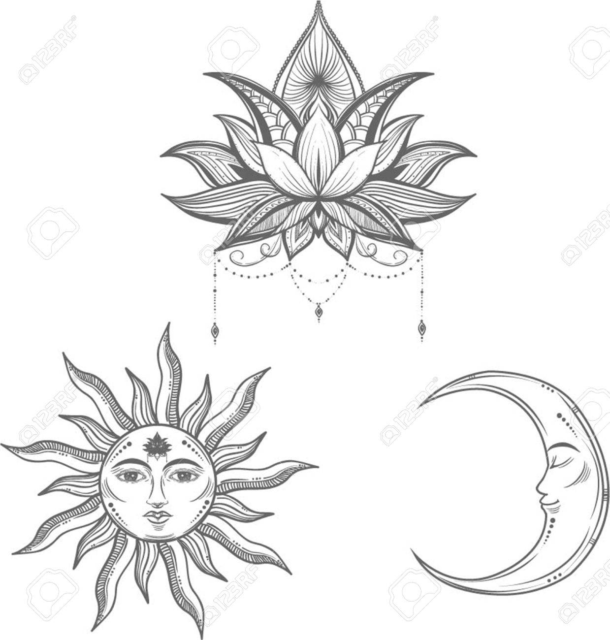 月と太陽の顔のベクトル イラスト のイラスト素材 ベクタ Image 月と太陽の顔のベクトル イラスト のイラスト素材 ベクタ Image