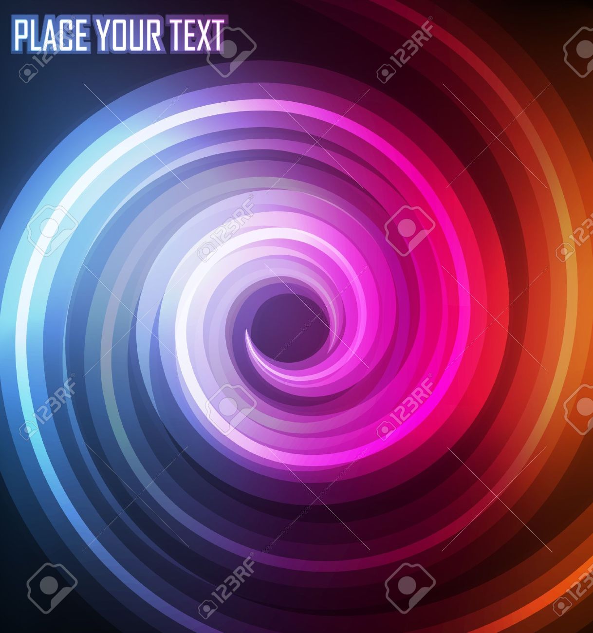 かわいい輝くネオン背景イラストのイラスト素材 ベクタ Image 1056