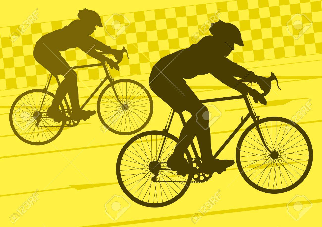 スポーツ ロード バイクのライダーの自転車都市道路の背景イラスト ベクトル シルエットのイラスト素材 ベクタ Image スポーツ ロード バイクのライダーの自転車都市道路の背景イラスト ベクトル シルエットのイラスト素材 ベクタ Image