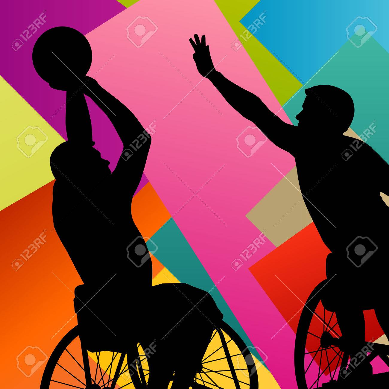 Healthy Disabled Men Basketball Players In A Wheelchair Detailed Sport Concept Silhouette Illustration Background Vector Royalty Free Cliparts Vectors And Stock Illustration Image Healthy Disabled Men Basketball Players In A Wheelchair Detailed Sport Concept Silhouette Illustration Background Vector Royalty Free Cliparts Vectors And Stock Illustration Image
