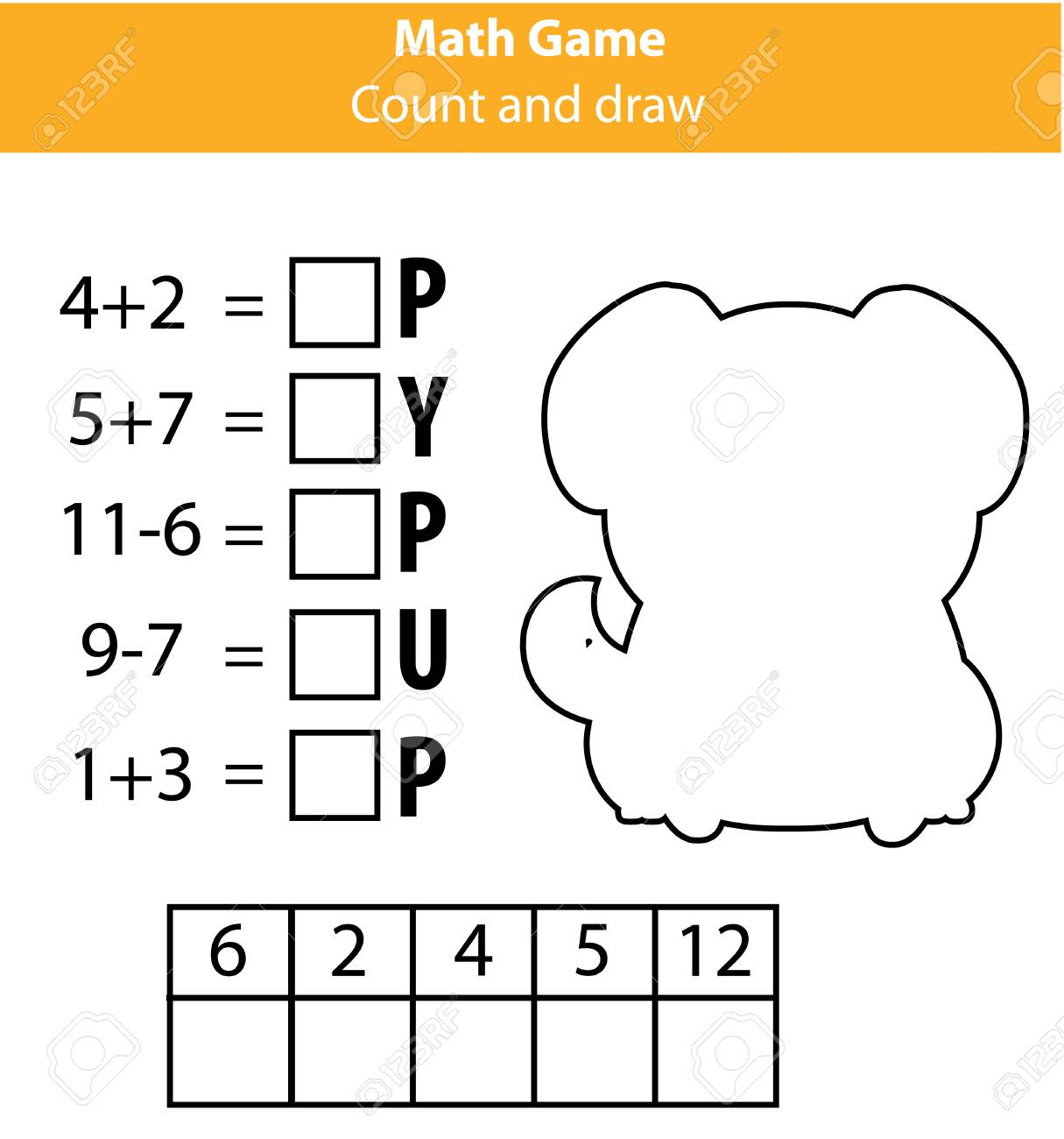 worksheet Equations Puzzle Worksheet words puzzle children educational game with mathematics equations vector counting and letters learning numbers vocab