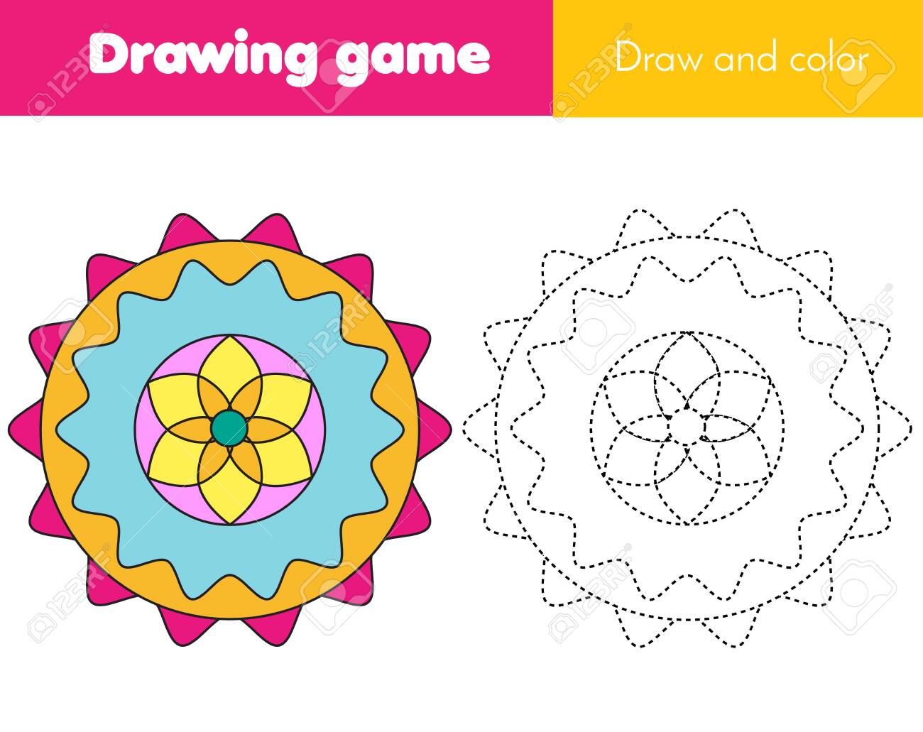 Complete The Picture Children Educational Game Tracing Lines Stock Photo Picture And Royalty Free Image Image 122279143 complete the picture children educational game tracing lines