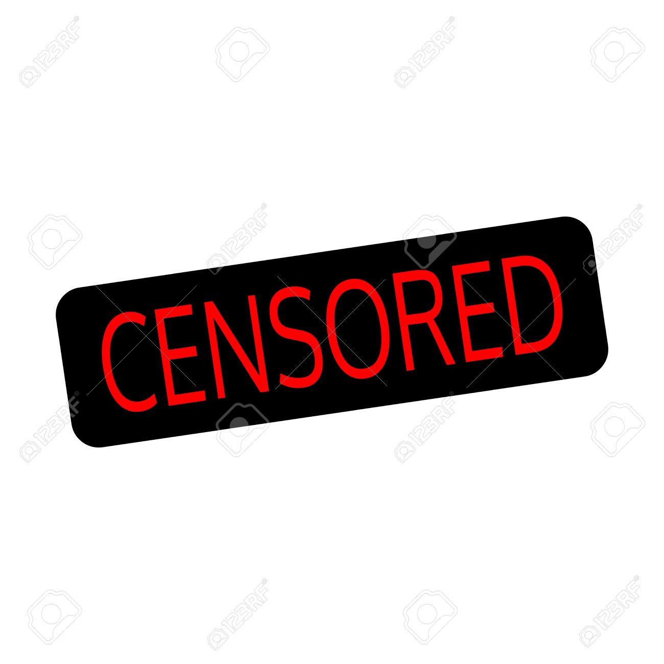 Sign Censored No Endorse Black Prohibition Stamp Isolated On Royalty Free Cliparts Vectors And Stock Illustration Image