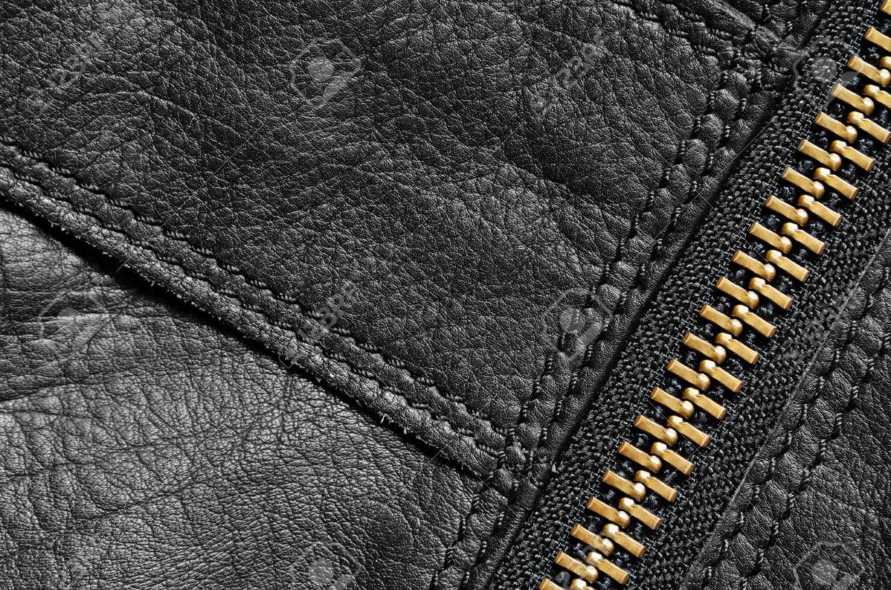 Avec Fermeture Sac D Partie Fond Banque Noir Éclair En Cuir Pour dCthQrxs