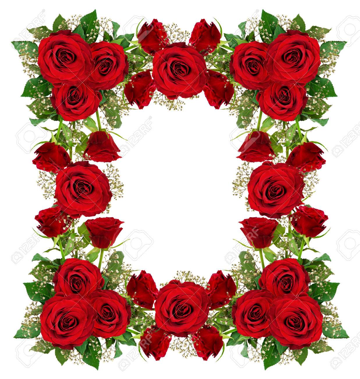 Red Rose Photo Frame