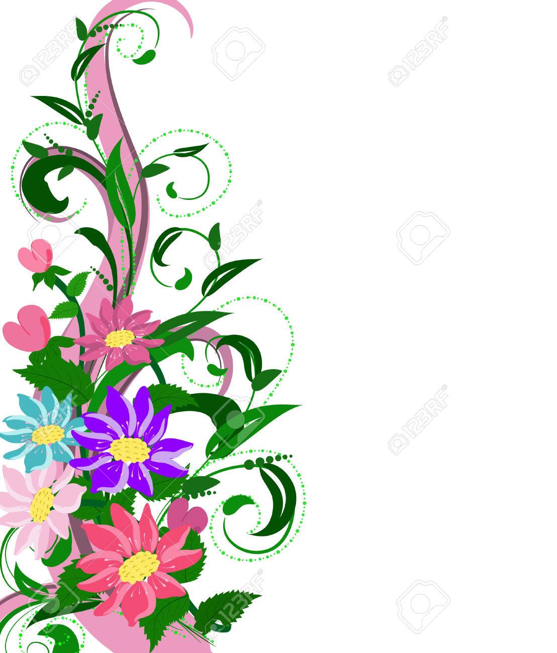 タチアオイの花 のイラスト素材 ベクタ Image タチアオイの花 のイラスト素材 ベクタ Image