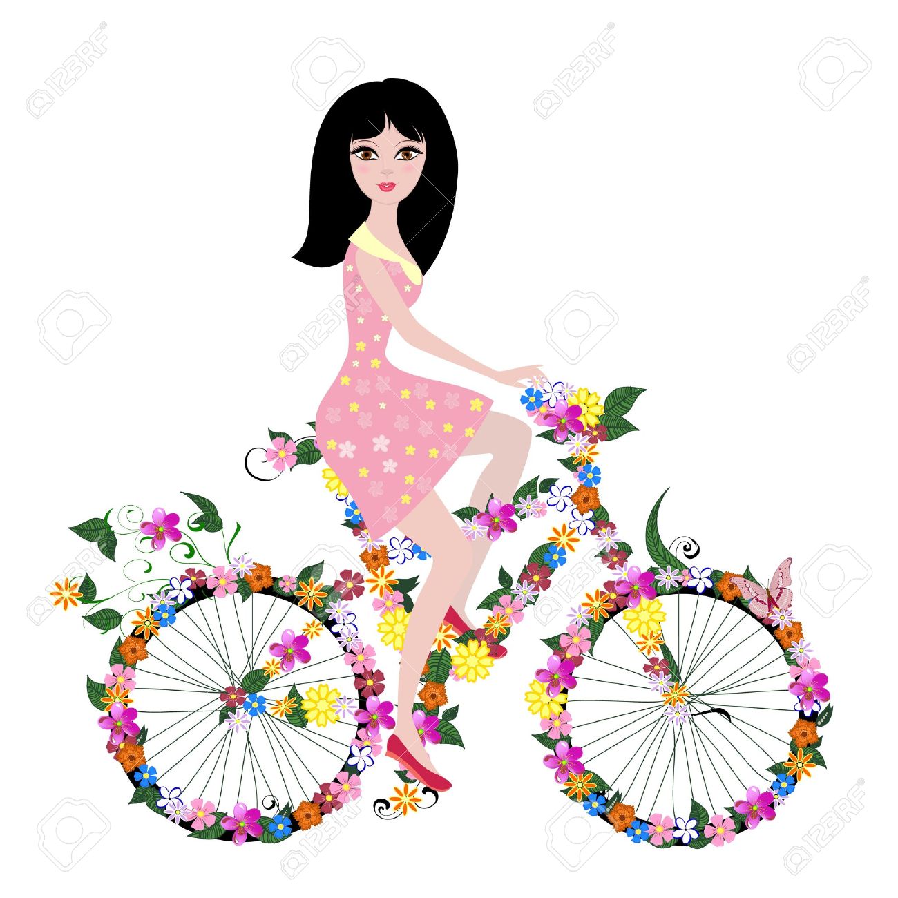 flower girl bike