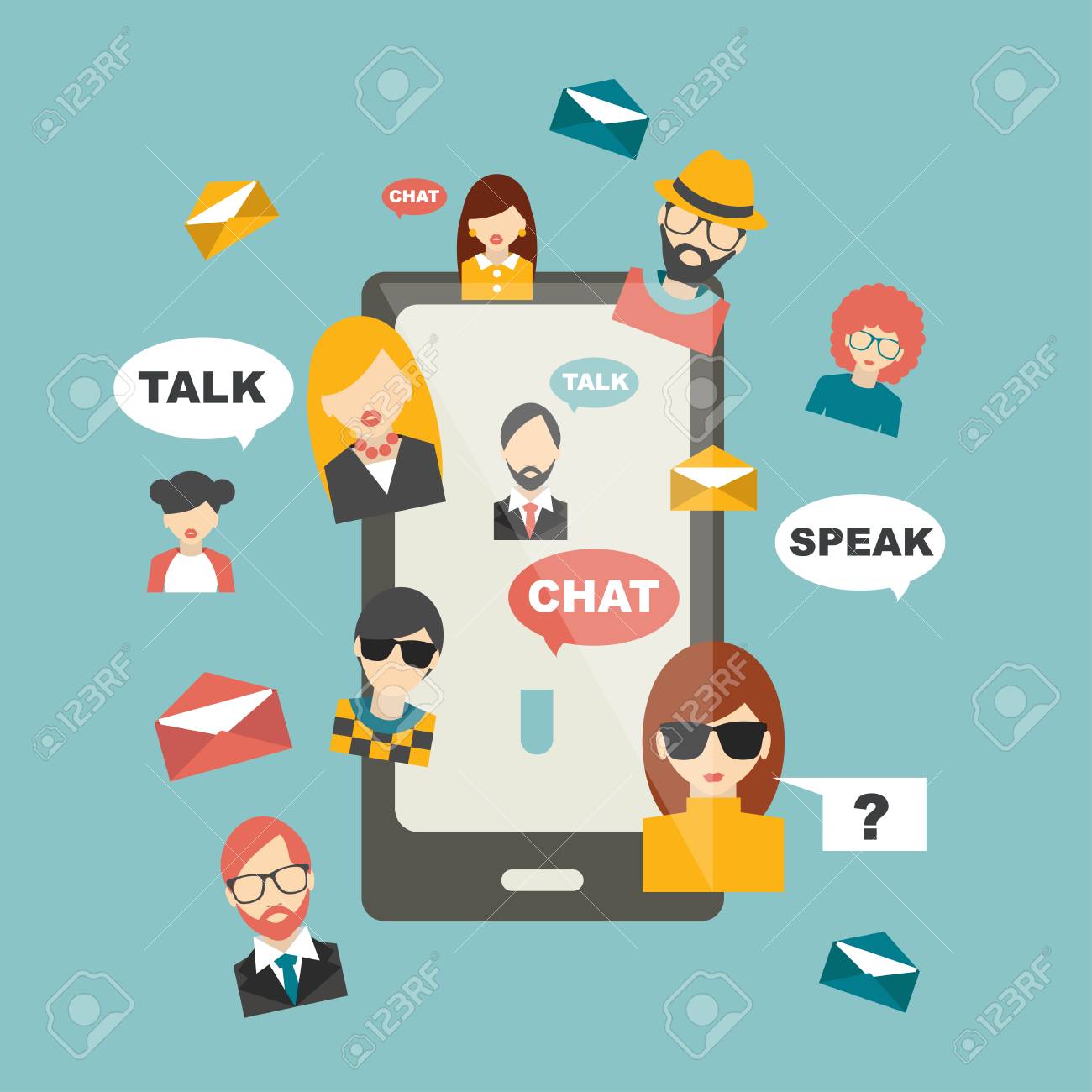 https://previews.123rf.com/images/kubko/kubko1410/kubko141000042/32503095-people-chat-global-communication-social-media-illustration.jpg