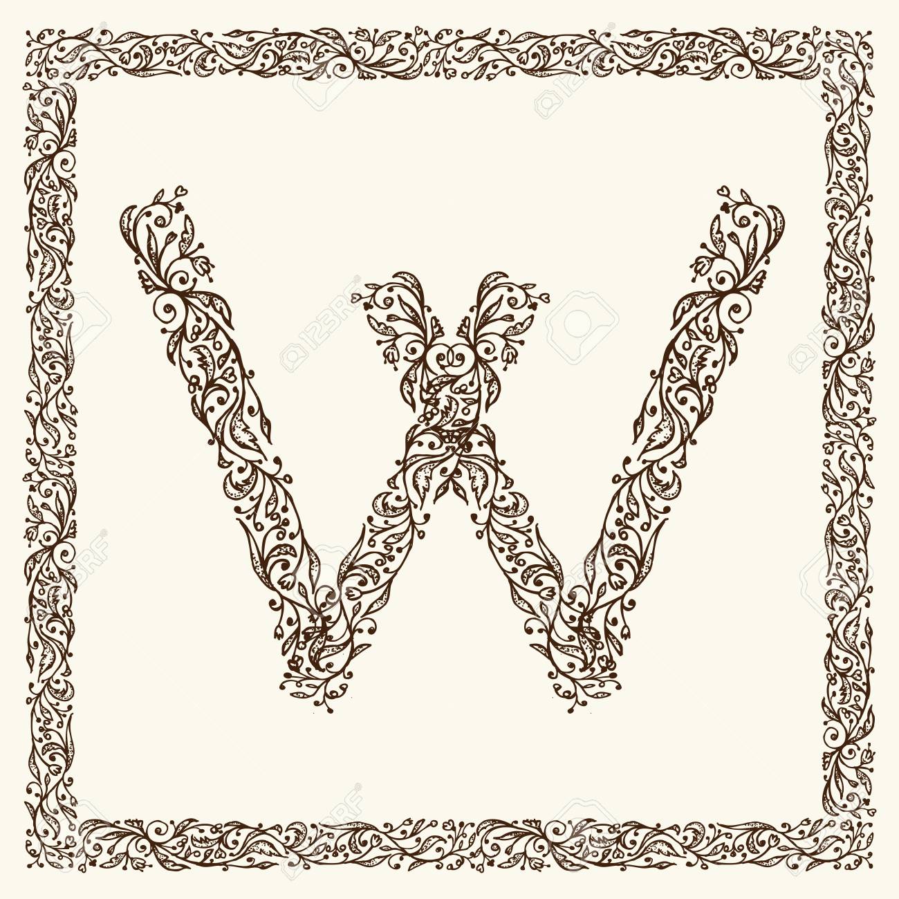 あなたのデザインの装飾文字のイラスト素材 ベクタ Image 12335019