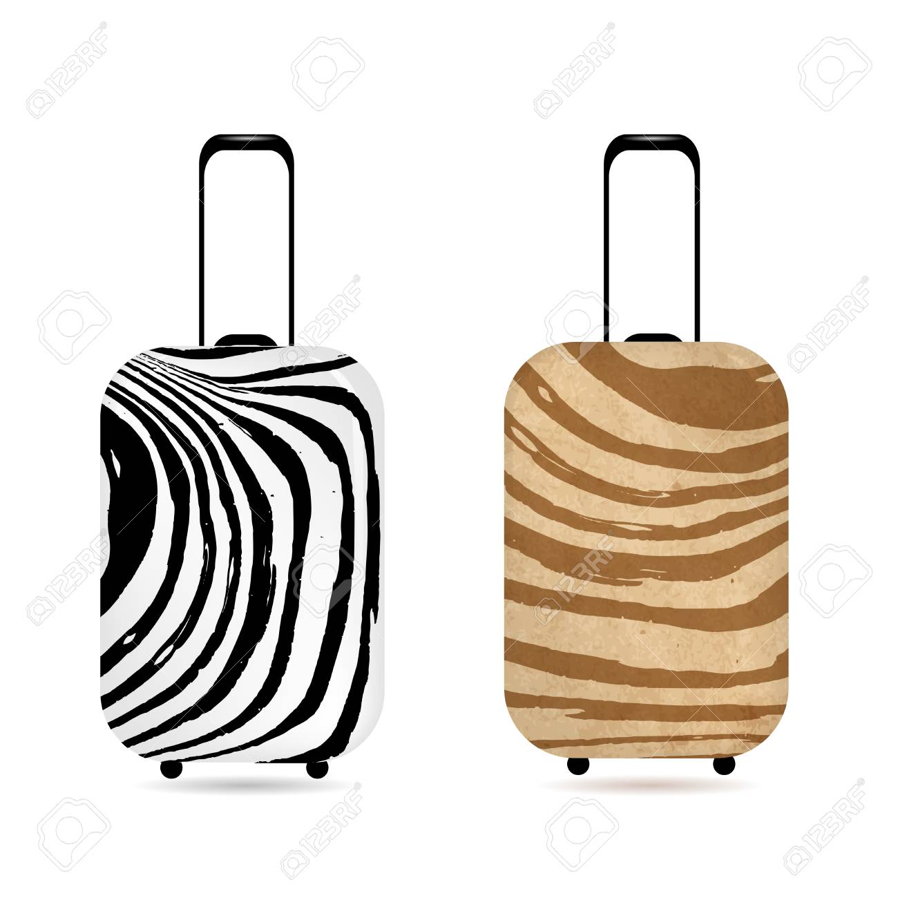 it zebra print suitcase