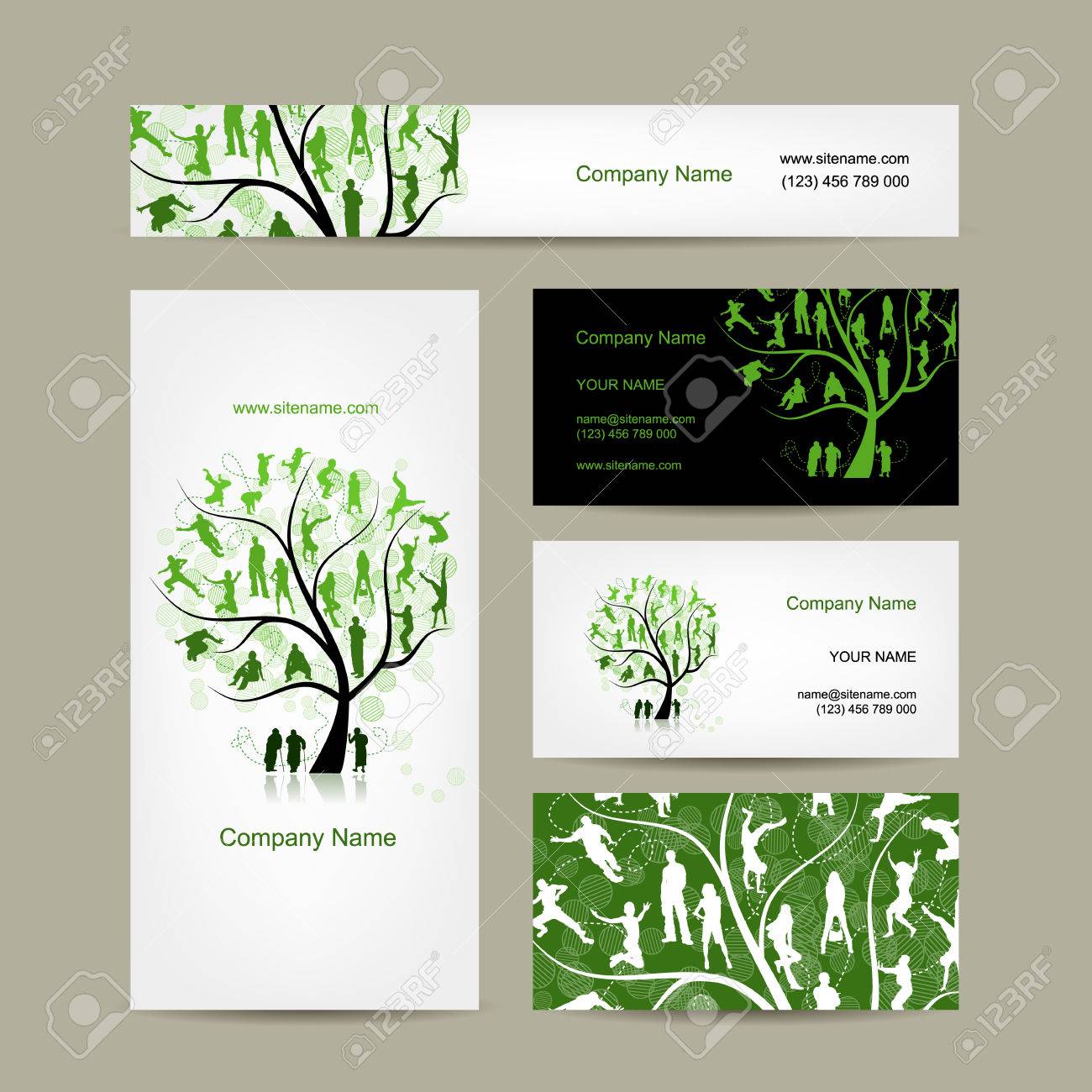 family business card