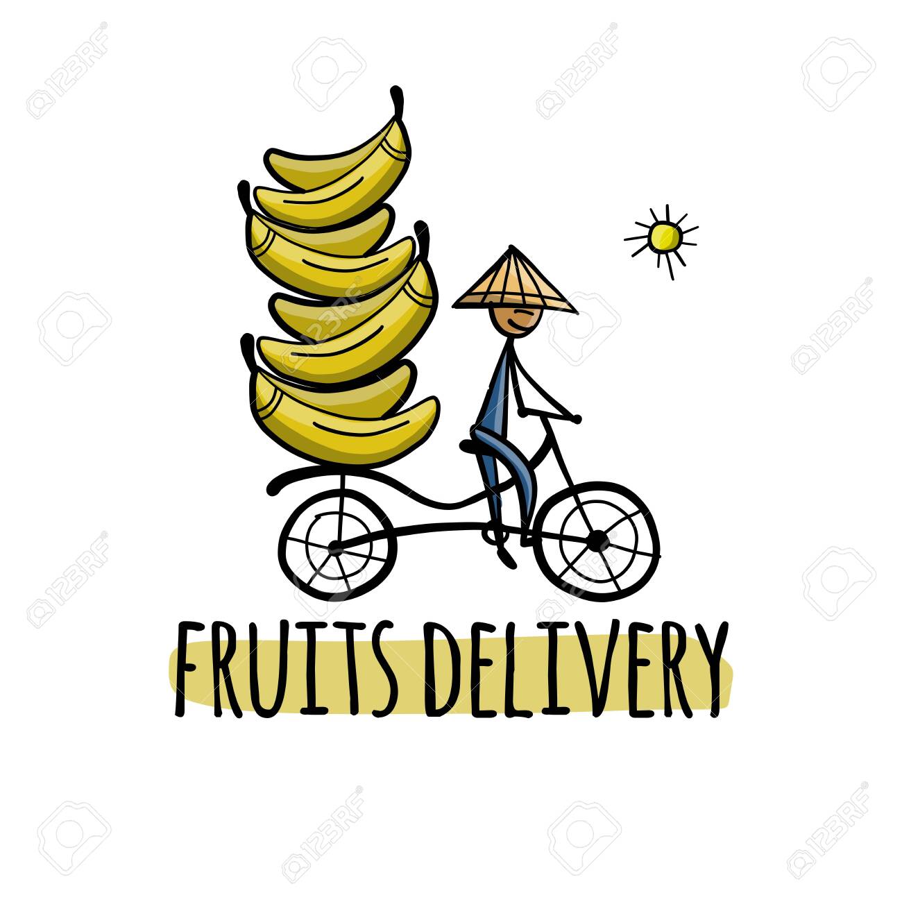 bicycle banana