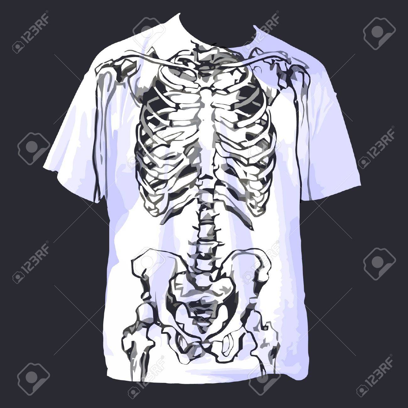 skeleton tee shirt
