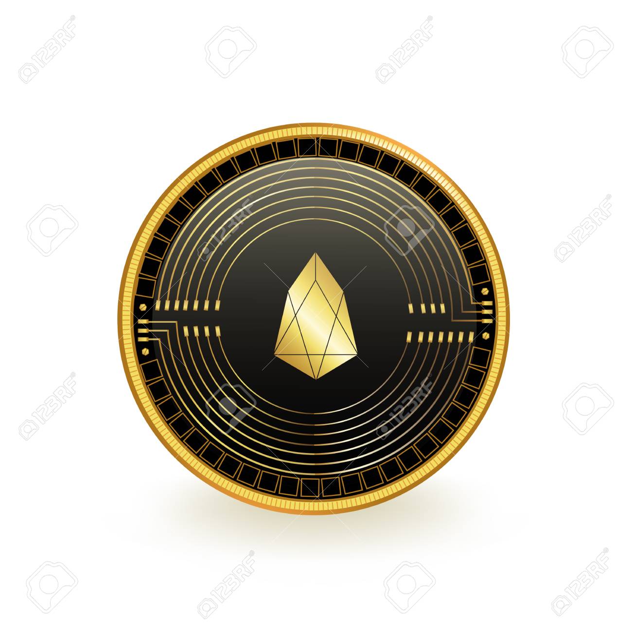 Eos Cryptocurrency 코인 절연 로열티 무료 사진, 그림, 이미지 그리고 스톡포토그래피. Image 103146814