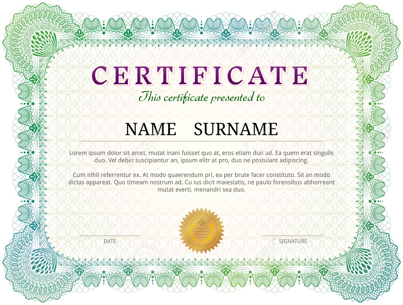 diploma border