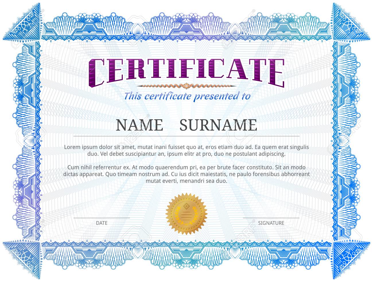 diploma border template