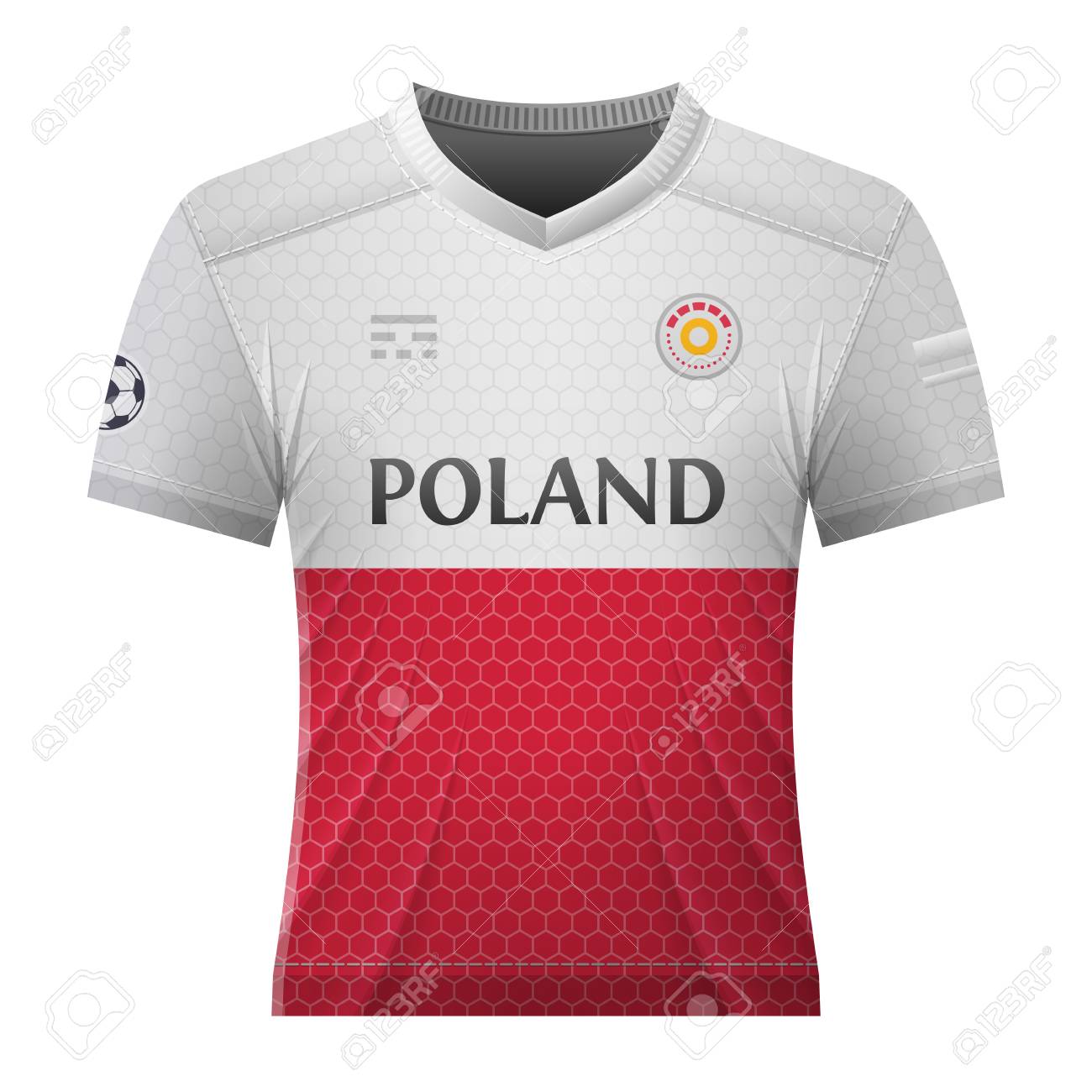 ポーランドの国旗の色でのサッカー シャツ ポーランドのフットボール チームのためのナショナル ジャージ サッカー スポーツ ゲーム サッカー 選手権 全国代表チーム ゲーム 等のための最高のベクトル イラストのイラスト素材 ベクタ Image ポーランドの国旗の色でのサッカー シャツ ポーランドのフットボール チームのためのナショナル ジャージ サッカー スポーツ ゲーム サッカー 選手権 全国代表チーム ゲーム 等のための最高のベクトル イラストのイラスト素材 ベクタ Image