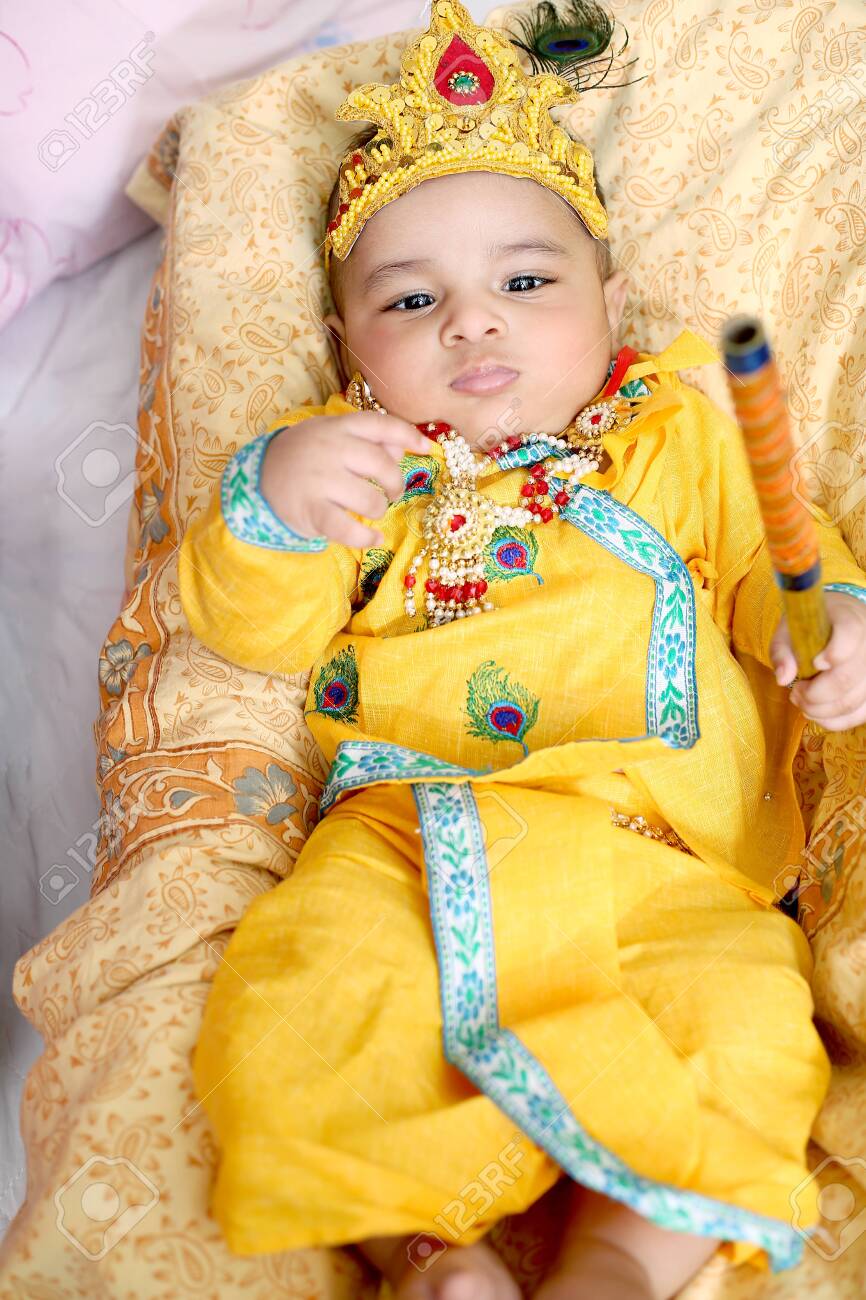 new born krishna dress