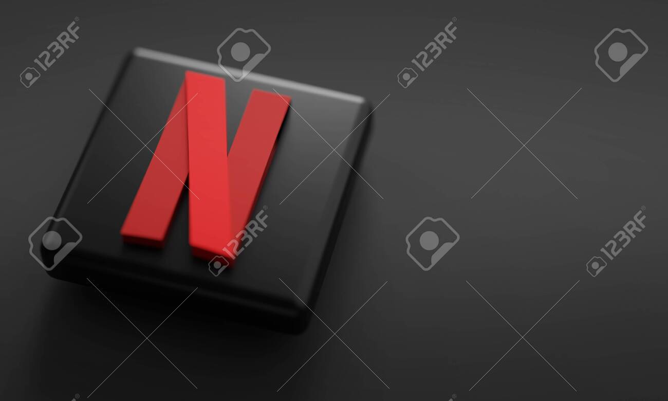 넷플릭스 3D 렌더링 클로즈업. 계정 프로모션 템플릿. 로열티 무료 사진, 그림, 이미지 그리고 스톡포토그래피. Image  149962917