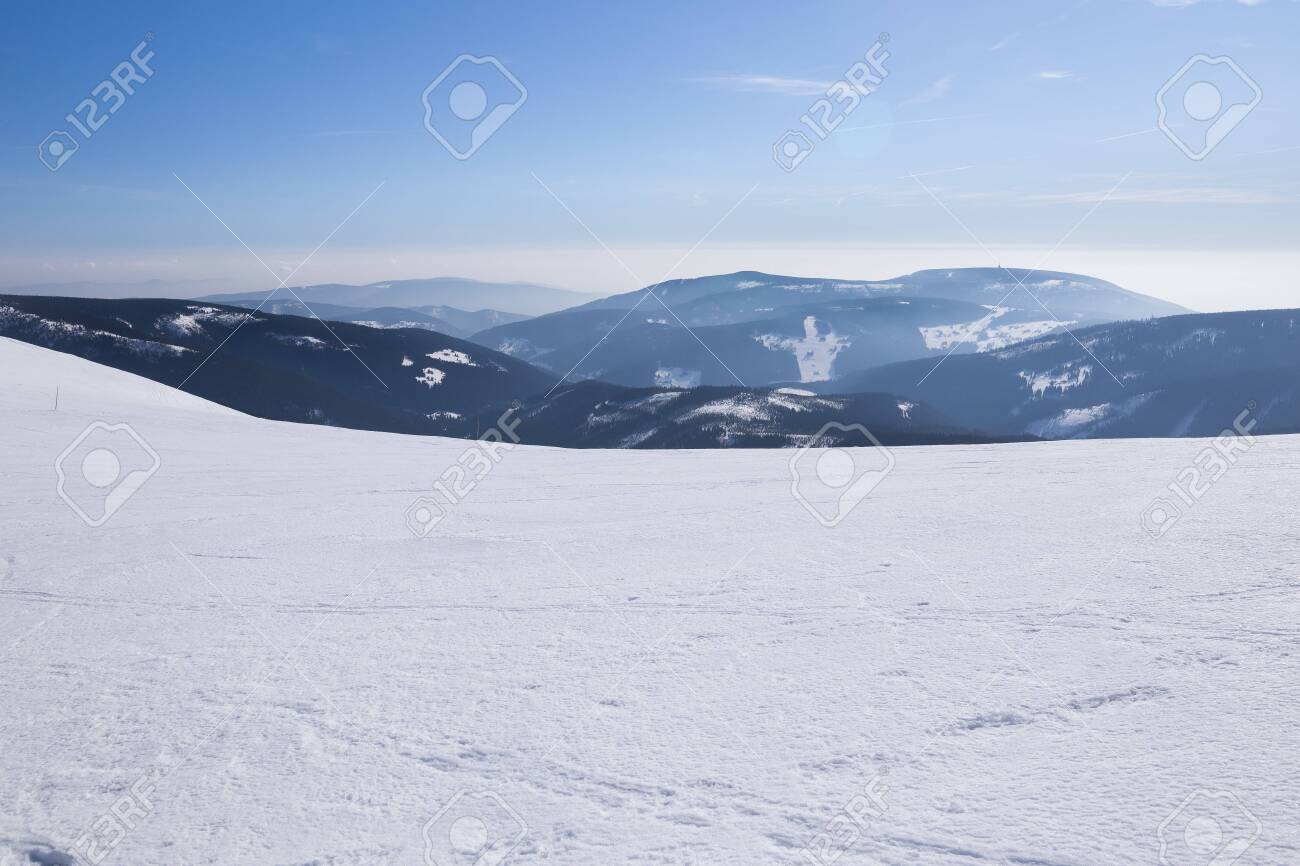 Landscape of the Giant mountains (Krkonose) in winter - 133182016 Landscape of the Giant mountains (Krkonose) in winter - 133182016