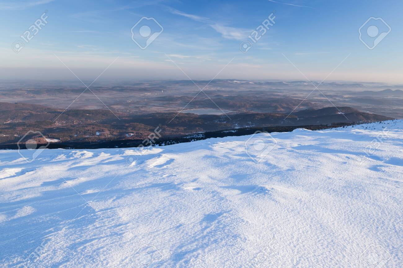Landscape of the Giant mountains (Krkonose) in winter - 133036472 Landscape of the Giant mountains (Krkonose) in winter - 133036472