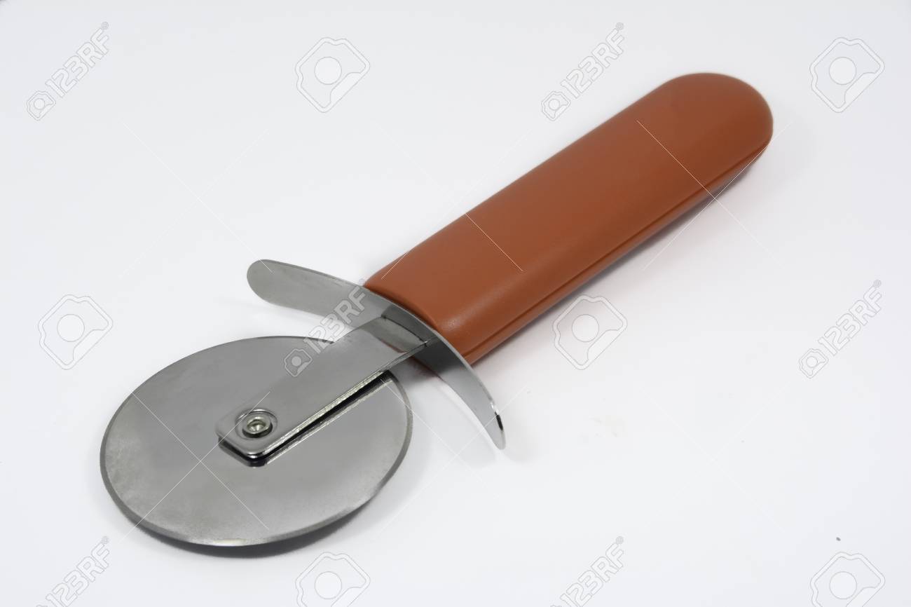 Pizza Roller Cutter In Right Side View Stock Photo Picture And Royalty Free Image Image