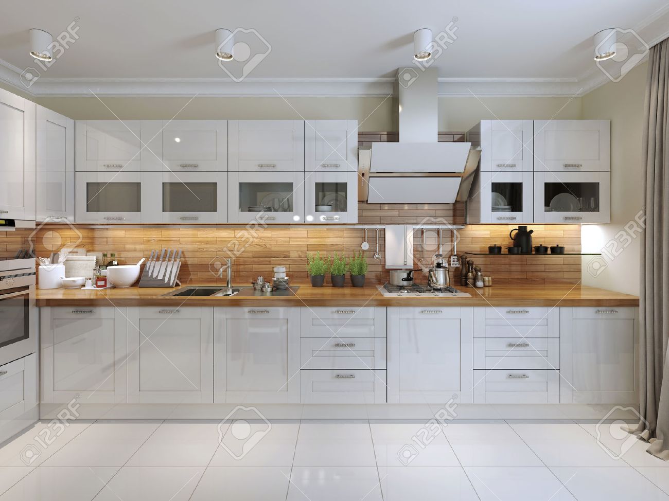 Uncategorized Kitchen Design 3d contemporary kitchen design 3d render stock photo picture and 47271413