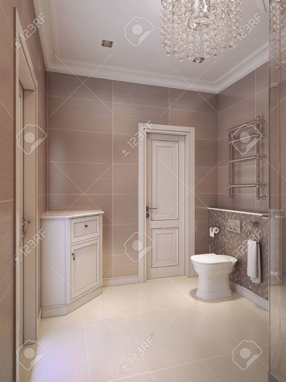 Meuble Salle De Bain Vasque Pierre Naturelle ~ salle de bains dans le style n oclassique visualisation 3d banque d Meuble Salle De Bain Vasque Pierre Naturelle ~ salle de bains dans le style n oclassique visualisation 3d banque d