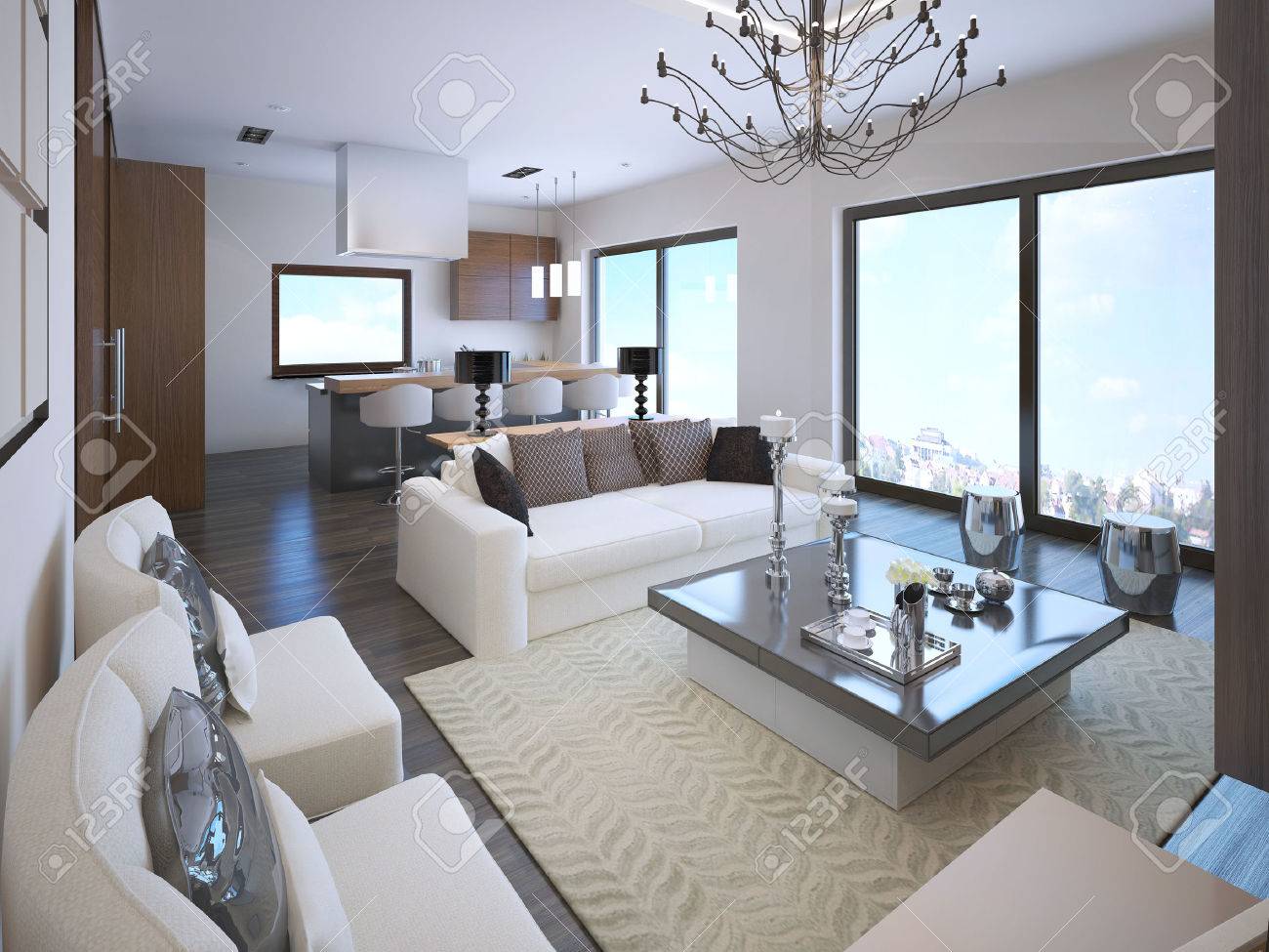 https://previews.123rf.com/images/kuprin28/kuprin281511/kuprin28151101302/47621205-wei%C3%9F-studio-interieur-im-art-deco-stil-mit-gro%C3%9Fen-panoramafenstern-3d-%C3%BCbertragen.jpg