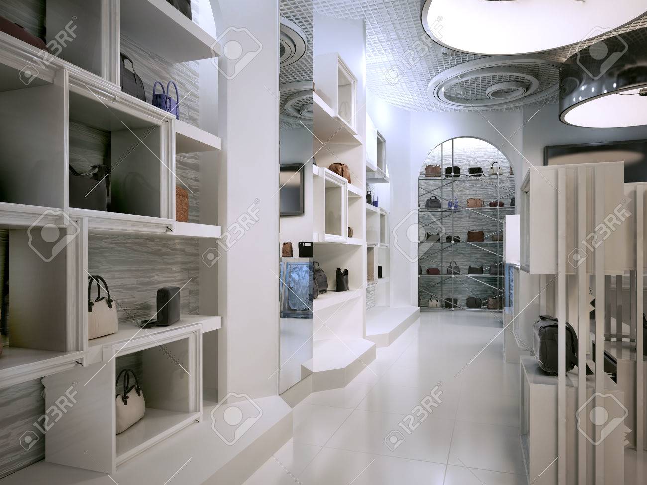 Luxus-Shop Innenarchitektur Art Deco-Stil Mit Einem Hauch Von ... Luxus-Shop Innenarchitektur Art Deco-Stil Mit Einem Hauch Von ...