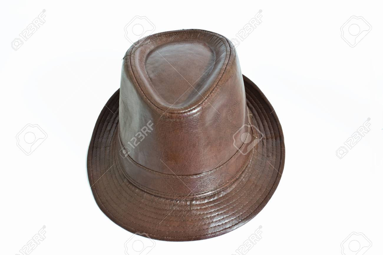 leather bush hat