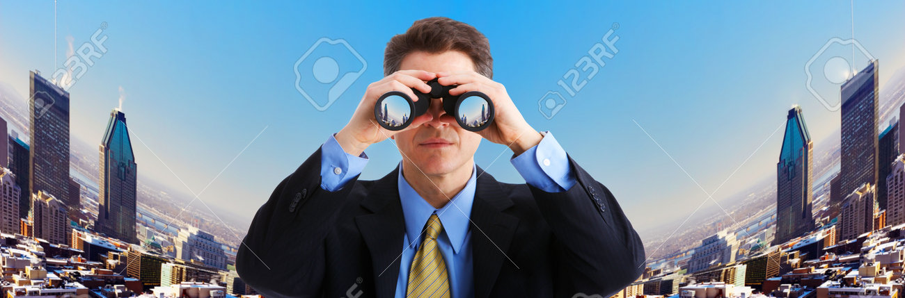 Image result for businessman with binoculars