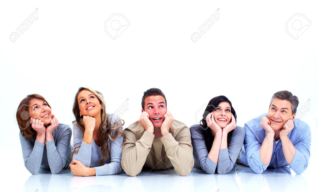 Group Of People Lying On The Floor Stock Photo Picture And
