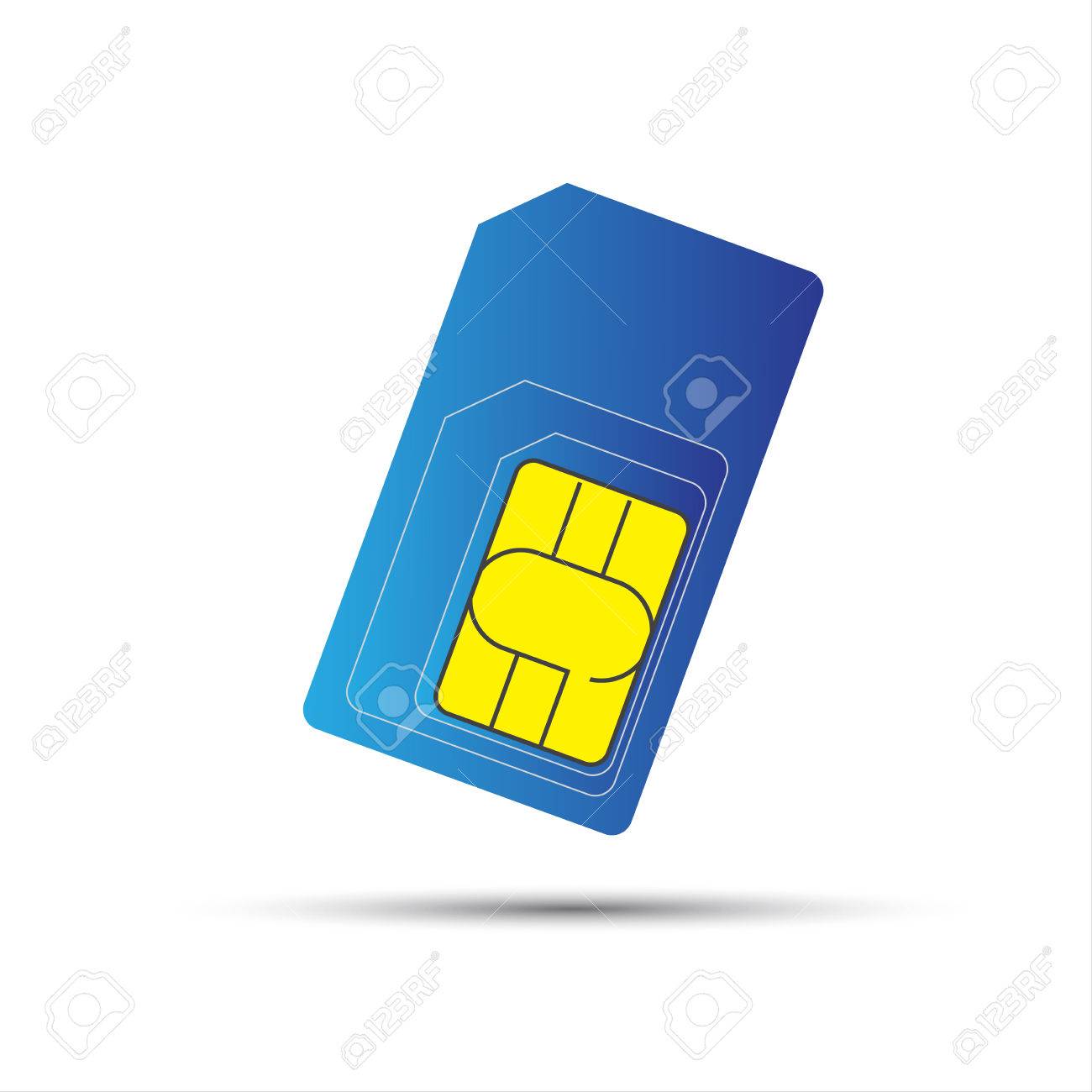 Mobile Phone Sim Card Standard Micro And Nano Sim Card Royalty Free Cliparts Vectors And Stock Illustration Image