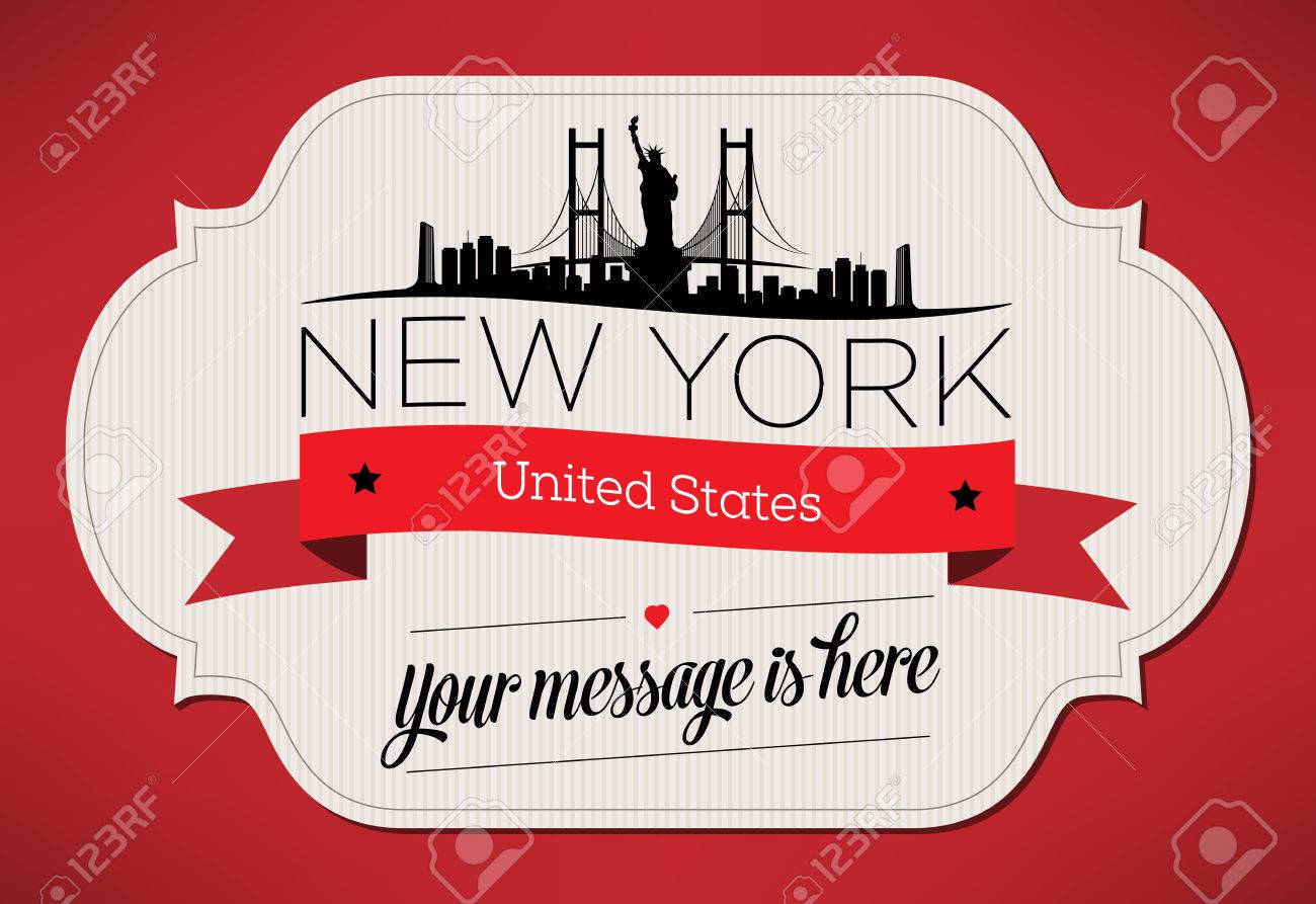 ニューヨーク市のグリーティング カード デザイン テンプレート イラスト のイラスト素材 ベクタ Image ニューヨーク市のグリーティング カード デザイン テンプレート イラスト のイラスト素材 ベクタ Image