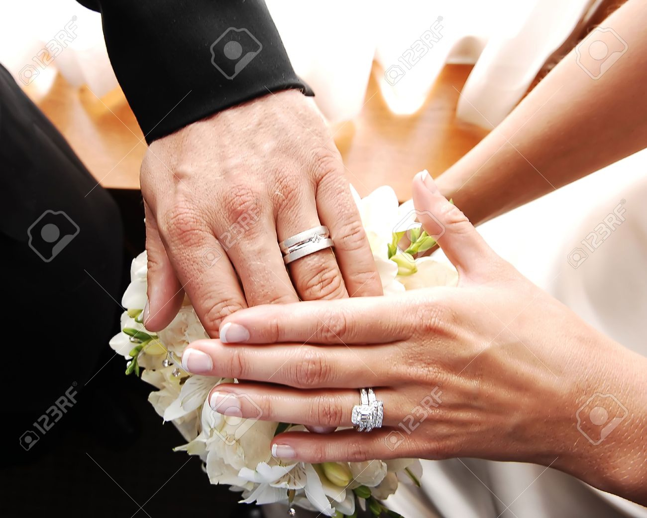 a just married couple shows there nice wedding rings on there finger stock photo - Nice Wedding Rings a just married couple shows there nice wedding rings on there finger stock photo - Nice Wedding Rings