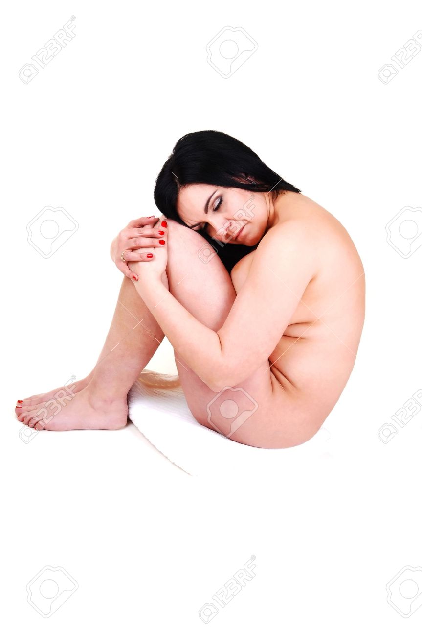 A Middle Age Lovely Woman, Nude, With A