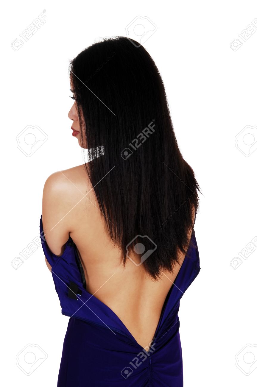 Asian woman back Asian woman back