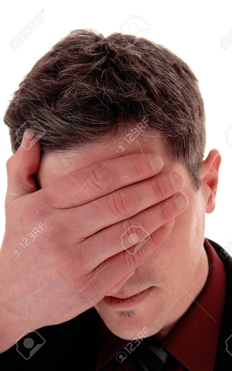 A Young Man In A Suit And Tie Standing Isolated For Whitebackground With One Hand Covering His Face Stock Photo Picture And Royalty Free Image Image 3684 A Young Man In A Suit And Tie Standing Isolated For Whitebackground With One Hand Covering His Face Stock Photo Picture And Royalty Free Image Image 3684