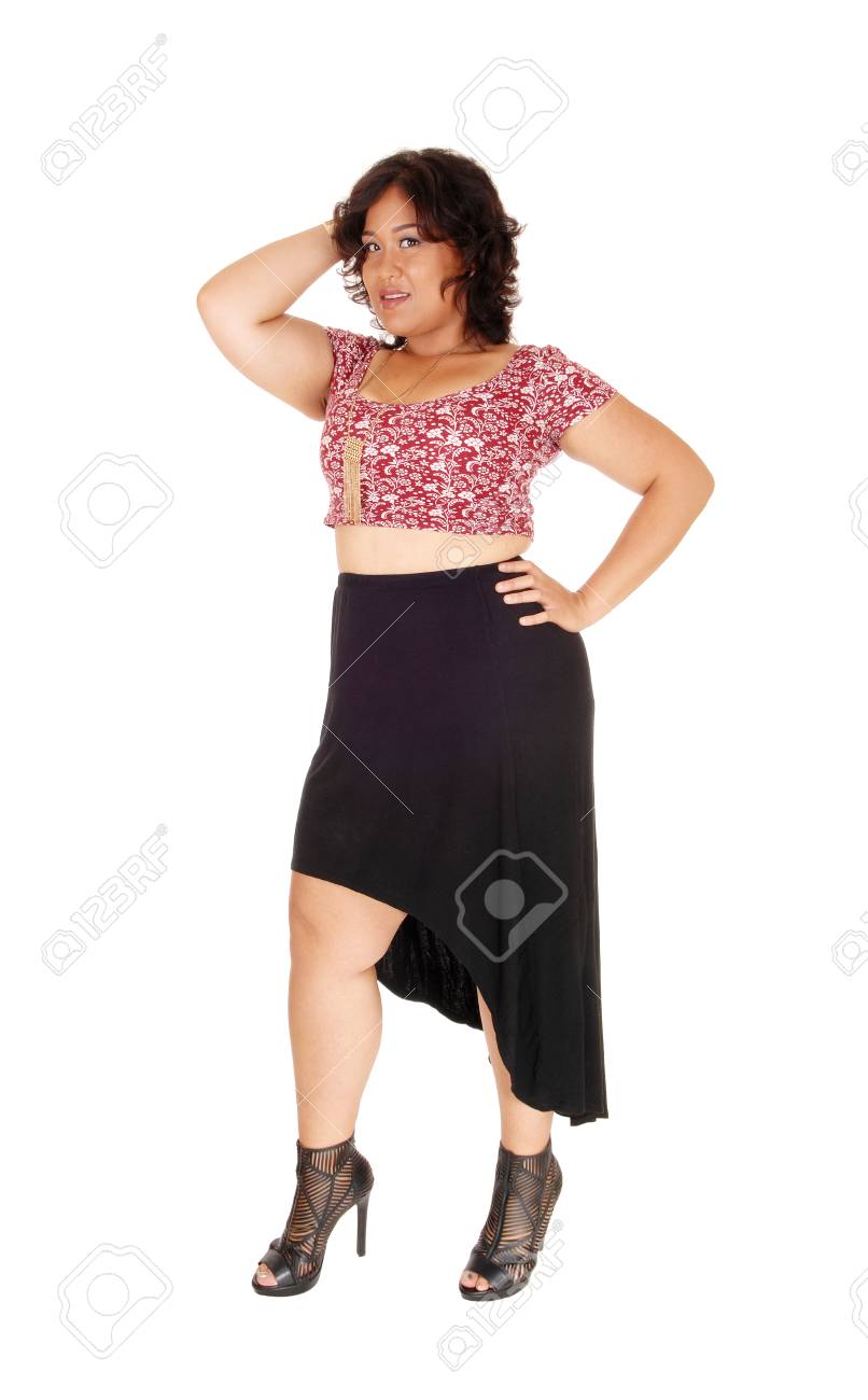 Femme Debout De Debout Face Jupe Face De Jupe Jupe Femme Femme 7yYbIgf6v