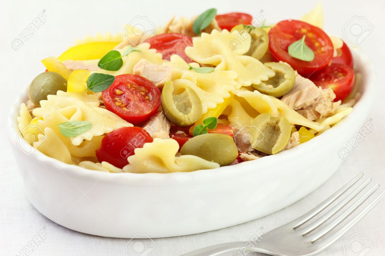 Watch Bow-Tie Salad with Tuna video Watch Bow-Tie Salad with Tuna video